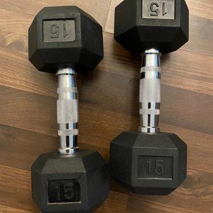 15lbs dumbbells